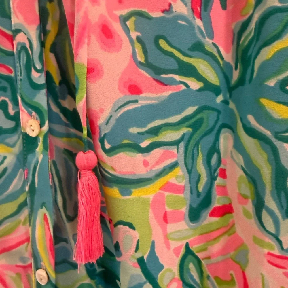 Lilly Pulitzer Colorful Tropical Luliana Maxi Dress - Picture 3 of 5